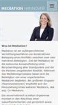 Mobile Screenshot of mediation-hannover.info